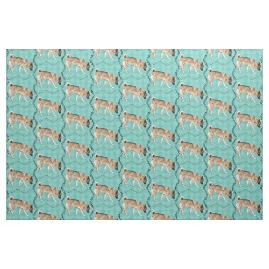 Elkhound Art Stoff (Fat Quarter (45,7 x 55,9 cm))