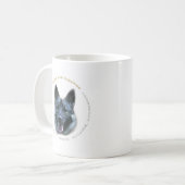 Elkhound Liebe Kaffeetasse (Vorderseite Links)