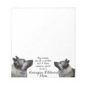 Elkhound Notepad Notizblock (Vorderseite)