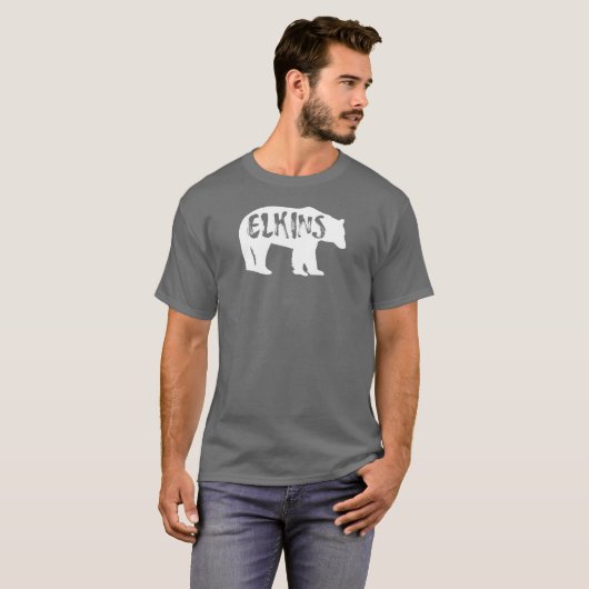 Elkins West Virginia Bear T-Shirt (Vorne ganz)