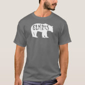 Elkins West Virginia Bear T-Shirt (Vorderseite)