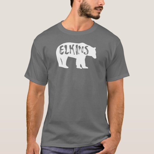 Elkins West Virginia Bear T-Shirt (Vorderseite)