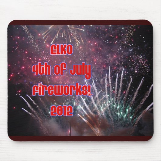 Elko Feuerwerke Mousepad 2012 (Vorne)