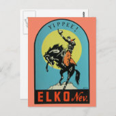 Elko, Nevada Postcard Postkarte (Vorne/Hinten)