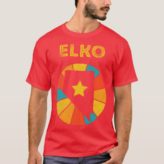 Elko Nevada Vintag Distressed Souvenir 1 T-Shirt