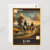 Elko, Nevada | VINTAG Postkarte (Vorne/Hinten)