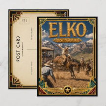 Elko Nevada Vintage Art Deco Golden Age