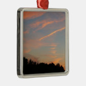 Elkridge Sunset Maryland Landscape Ornament Aus Metall (Rechts)