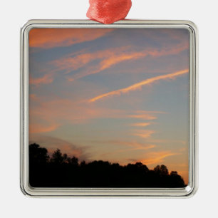 Elkridge Sunset Maryland Landscape Ornament Aus Metall