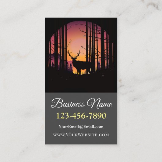 Elks Journey Visitenkarte (Rückseite)