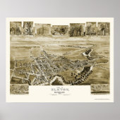 Elkton, MD Panoramic Map - 1907 Poster (Vorne)