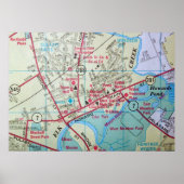 Elkton, MD Vintag Map Poster (Vorne)