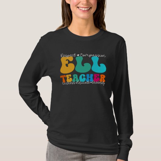 ELL Teacher Appreciation Week Back to School T-Shirt (Vorderseite)