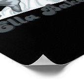 Ella Baker Portrait Sticker Poster (Ecke)