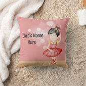 Ella Ballerina Square Throw Kissen (Decke)