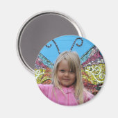 Ella Butterfly Magnet (Vorderseite/Rückseite)