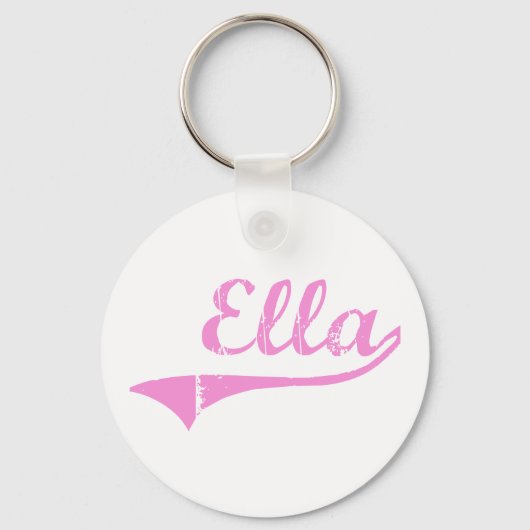 Ella Classic Style Name Schlüsselanhänger (Vorderseite)