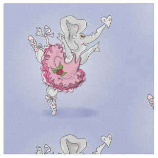 Ella das Elefantballerinagewebe Stoff