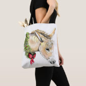 Ella der Weihnachtsesel Tasche (Von Nahem)