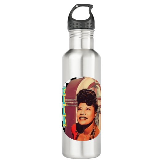 Ella Fitzgerald Edelstahlflasche (Vorderseite)