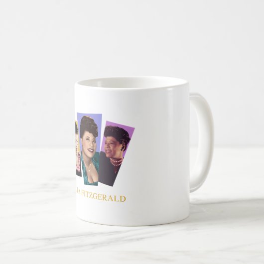 Ella Fitzgerald Kaffeetasse (VorderseiteRechts)