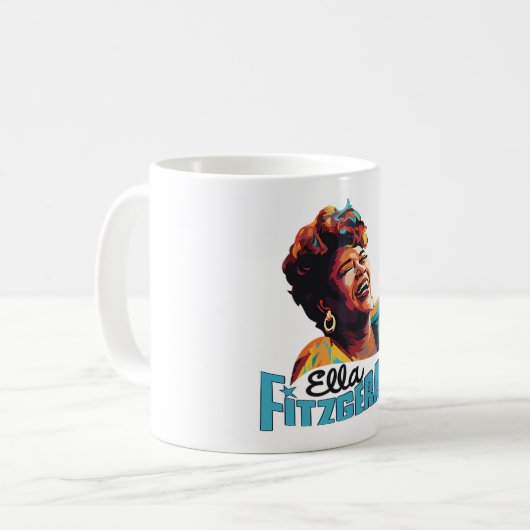 Ella Fitzgerald Kaffeetasse (Vorderseite Links)