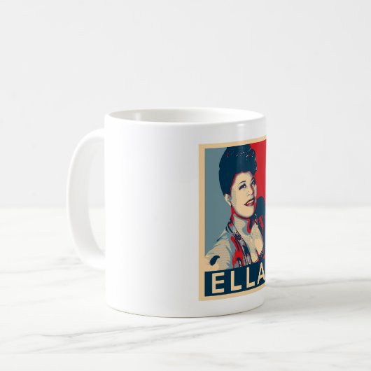Ella Fitzgerald Kaffeetasse (Vorderseite Links)