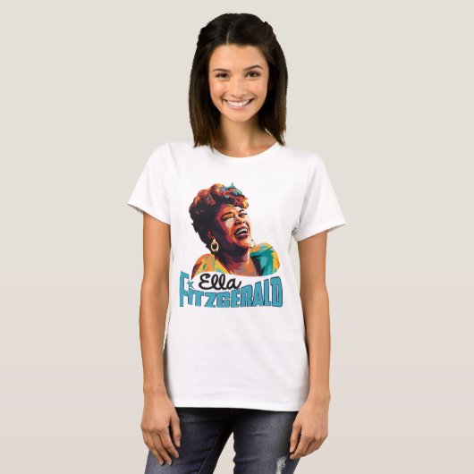 Ella Fitzgerald T-Shirt (Vorne ganz)