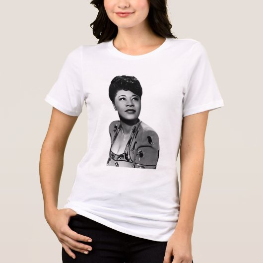 Ella Fitzgerald Tri-Blend Shirt (Vorderseite)