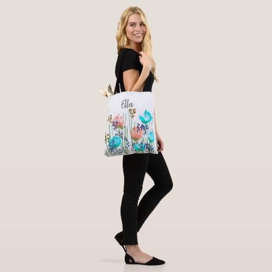 Ella Floral Monogram Tasche (Am Model)