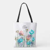 Ella Floral Monogramm Tasche (Rückseite)