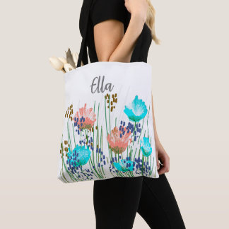 Ella Floral Monogramm Tasche