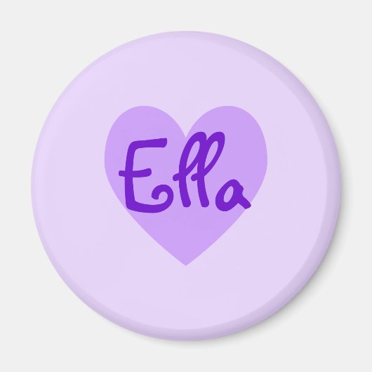 Ella in Lila Magnet (Vorne)