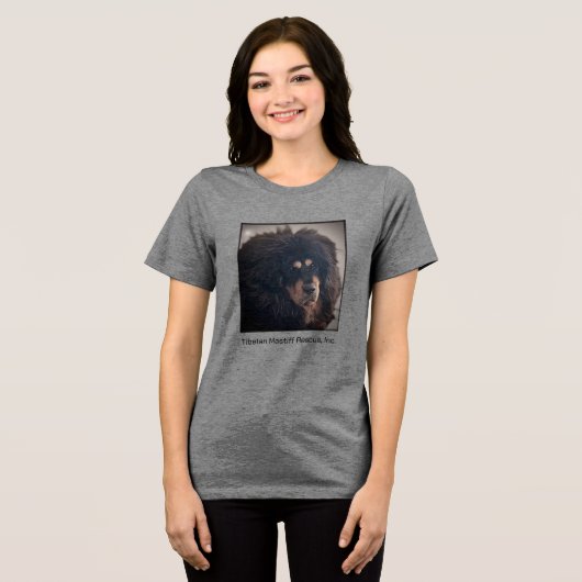 Ella Mae T-Shirt version 2 Tri-Blend Shirt (Vorderseite voll)