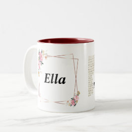 Ella name Tasse - Custom Coffee Cup with An