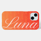 Ella Repeat Name Pattern Design Case-Mate iPhone Hülle (Rückseite (Horizontal))