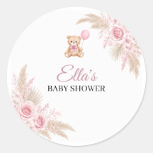 Ella’s Rosa Teddybär-Baby-Party
