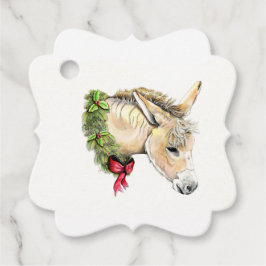 Ella the Christmas Donkey Geschenkanhänger