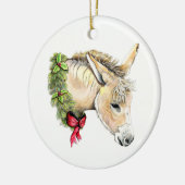 Ella the Christmas Donkey Keramik Ornament (Links)