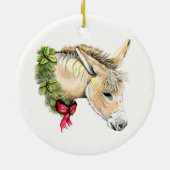 Ella the Christmas Donkey Keramik Ornament (Hinten)