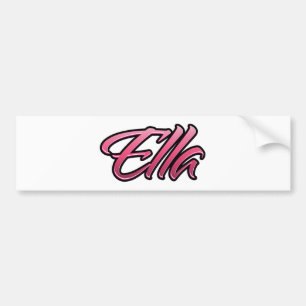 Ella verblasst pink Aufkleber Sticker Autoaufkleber