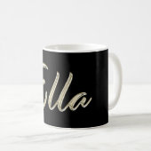 Ella white gold Handwriting Tasse Kaffeetasse (VorderseiteRechts)