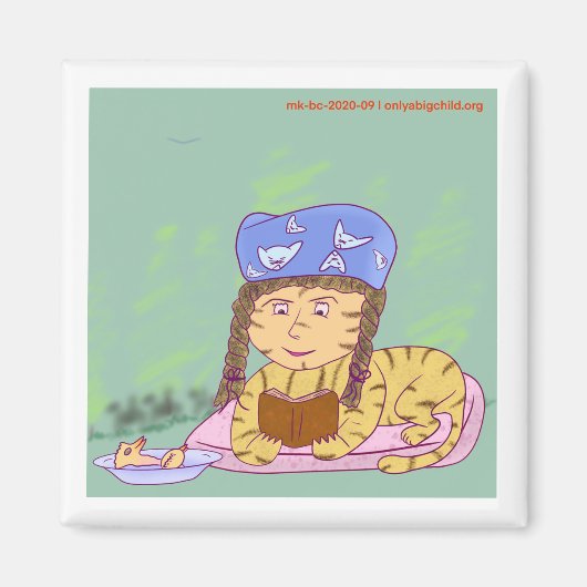 EllaSkyeBlue als Achilles the Tiger von BJWT Magnet (Vorne)