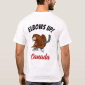 Ellbogen auf! Biber T-Shirt (Rückseite)
