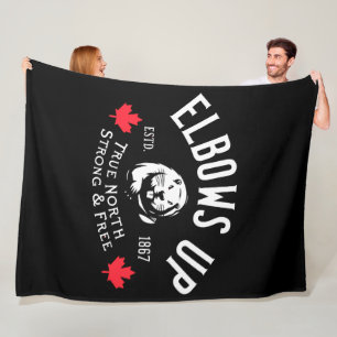 Ellbogen auf! Fleecedecke
