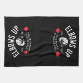 Ellbogen auf! geschirrtuch (Horizontal)