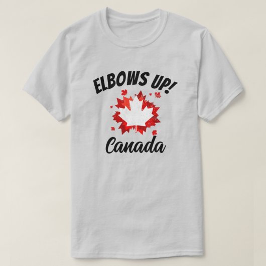 Ellbogen auf! Kanada T-Shirt (Design vorne)