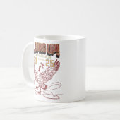 Ellbogen auf! Kanadische Liga Kanada Gänse Kaffeetasse (Vorderseite Links)