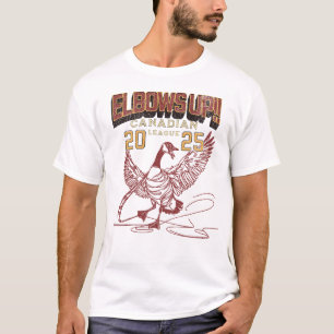 Ellbogen auf! Kanadische Liga Kanada Gänse T-Shirt