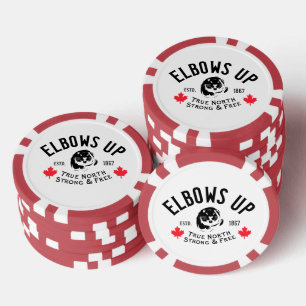 Ellbogen auf! Poker Chips